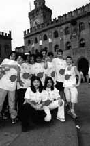 Un momento della manifestazione "Vite a terra" - Portici giugno 2000